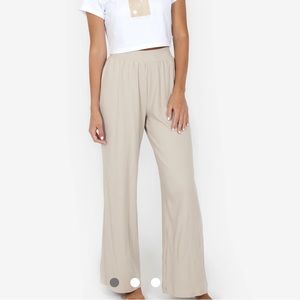 Rusty Blue Cable Knit Lounge Pants - Medium